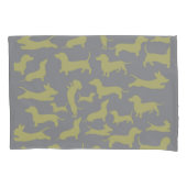 Modern eenvoudig teckel kussensloop (Voorkant)