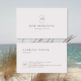 Modern eenvoudig therapeutisch Visitekaartje