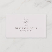 Modern eenvoudig therapeutisch Visitekaartje (Voorkant)