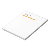 Modern Eenvoudig Trendsettend Minimalistisch  Notitieblok (Linkerzijde)