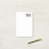 Modern Eenvoudig Trendy Minimalistisch Eenvoudig Post-it® Notes (Op bureau)
