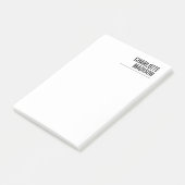 Modern Eenvoudig Trendy Minimalistisch Eenvoudig Post-it® Notes (Schuin)