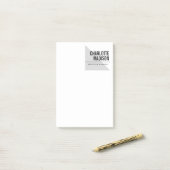 Modern Eenvoudig Trendy Minimalistisch Eenvoudig Post-it® Notes (Op bureau)