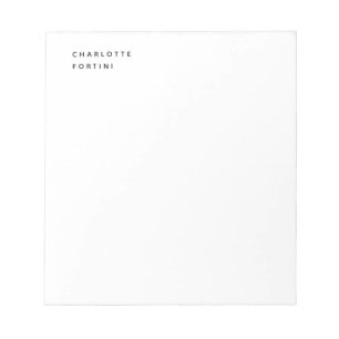Modern Eenvoudig Trendy Minimalistisch Notitieblok