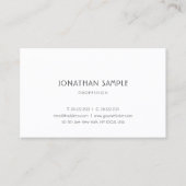 Modern eenvoudig trendy  strak grafisch ontwerp visitekaartje (Voorkant)