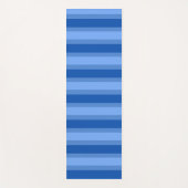 Modern Eenvoudig Tweetonige Streep Geometrisch Bla Yogamat (Voorkant)