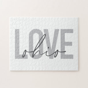Modern, eenvoudig, urbane koele trendy design Love Legpuzzel
