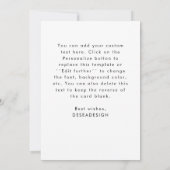 Modern Eenvoudig Uw Logo / Foto Custom Business (Achterkant)