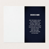 Modern | Eenvoudig Visitekaartje (Binnenkant ongevouwen)