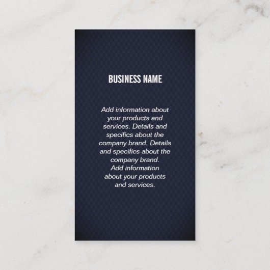 Modern | Eenvoudig Visitekaartje (Achterkant)