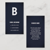 Modern | Eenvoudig Visitekaartje (Voorkant / Achterkant)