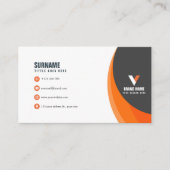 Modern eenvoudig visitekaartje (Voorkant)