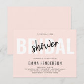 Modern eenvoudig Vrijgezellenfeest Uitnodiging Briefkaart (Voorkant / Achterkant)