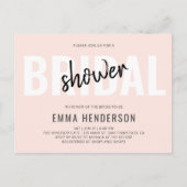 Modern eenvoudig Vrijgezellenfeest Uitnodiging Briefkaart (Voorkant)