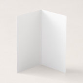 Modern eenvoudig wit trendy minimalistisch gewoon visitekaartje (Binnen)