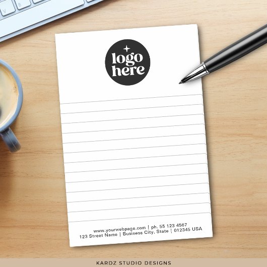 Modern Eenvoudig Zakelijk Logo Post-it® Notes