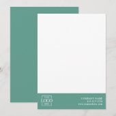Modern Eenvoudig Zakelijk Logo Professioneel Bewer Notitiekaartje (Voorkant / Achterkant)
