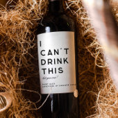 Modern Eenvoudig Zwangerschap Aankondiging Wijnlab Wijn Etiket