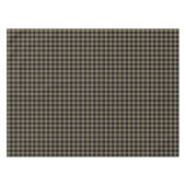 Modern Eenvoudig Zwart Bruin Buffel Plaid Tafelkleed (Voorkant (Horizontaal))