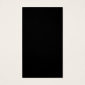 MODERN EENVOUDIG ZWART WIT EIGEN LOGO MERK VERTICA VISITEKAARTJE (Achterkant)