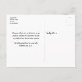 Modern Eenvoudig Zwart Wit Foto Afstuderen Aankondigingskaart (Achterkant)