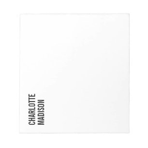 Modern Eenvoudig Zwart Wit Trend Minimalistisch Ee Notitieblok