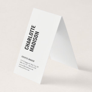 Modern Eenvoudig Zwart Wit Trend Minimalistisch Ee Visitekaartje
