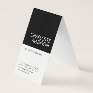 Modern Eenvoudig Zwart Wit Trend Minimalistisch Ee Visitekaartje