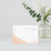 Modern Eenvoudige Professionele Template Minimalis Visitekaartje (Staand voorkant)