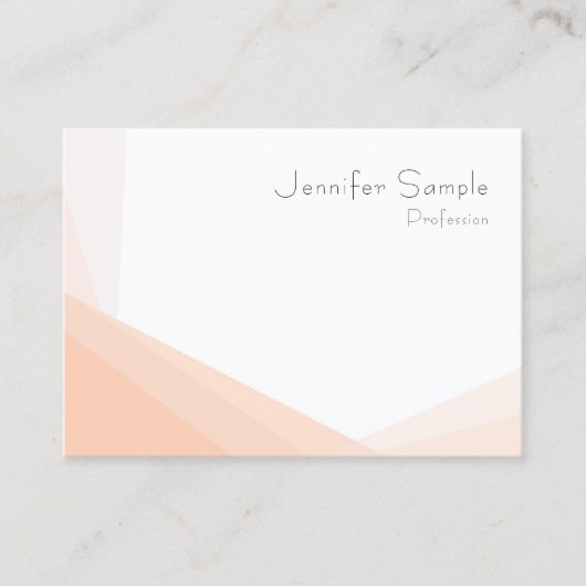 Modern Eenvoudige Professionele Template Minimalis Visitekaartje (Voorkant)