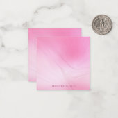 Modern Eenvoudige Sjabloon Elegant Roze Trendy (Voorkant / Achterkant in situ)