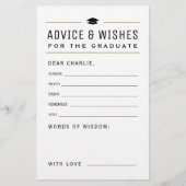 Modern Eenvoudige Typografie Afstuderen advies & w (Voorkant)