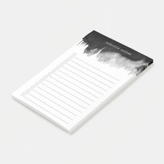 Modern Eenvoudige Waterverf Typografie Te doen lij Post-it® Notes (Schuin)