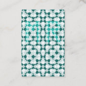 Modern, eerste, mit Monogram für Angeber Visitekaartje (Achterkant)