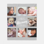 Modern | Eerste Moederdag | Foto Collage Fleece (Voorkant)