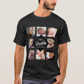 Modern | Eerste Vaderdag | Fotocollage T-shirt (Voorkant)