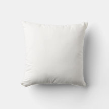 Modern effen wit kussen 16x16 – Decoratieve Mini