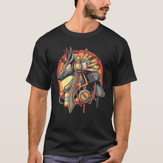 Modern Egypt Anubis T-shirt (Voorkant)