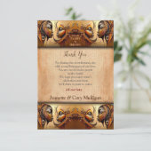 Modern Egyptisch, Islamitisch, Arabisch & Afrikaan Bedankkaart (Staand voorkant)