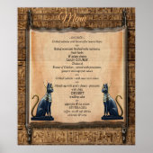 Modern Egyptisch, Islamitisch, Arabisch & Afrikaan Poster (Voorkant)