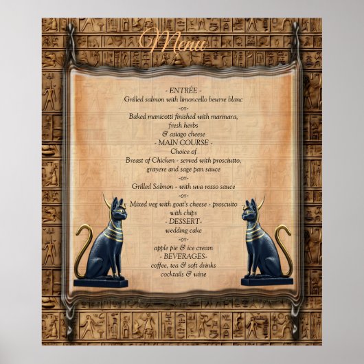 Modern Egyptisch, Islamitisch, Arabisch & Afrikaan Poster (Voorkant)