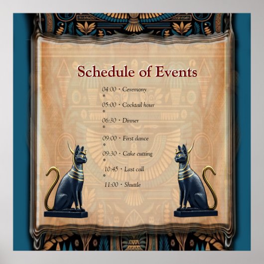 Modern Egyptisch, Islamitisch, Arabisch & Afrikaan Poster (Voorkant)