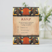 Modern Egyptisch, Islamitisch, Arabisch & Afrikaan RSVP Kaartje (Staand voorkant)