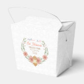 Modern Eid Mubarak Arabic Calligraphy Floral Lamp  Bedankdoosjes (Achterkant)