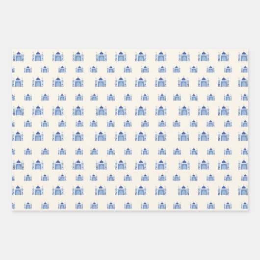 Modern Eid Mubarak cadeaupapier (Voorkant)