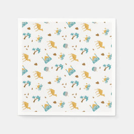 Modern Eid Mubarak Ramadan & Eid Napkins Servet
