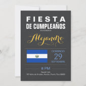 Modern: El Salvador-feest Kaart (Voorkant)