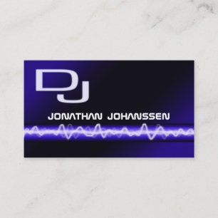 Modern Electric Professional DJ Visitekaartje