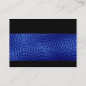 Modern - Electric Rain Blue Visitekaartje (Achterkant)