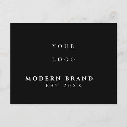 Modern Elegaant Professioneel Logo Briefkaart (Voorkant)
